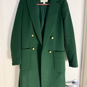 MICHAEL Michael Kors Green Blazer with Gold Buttons